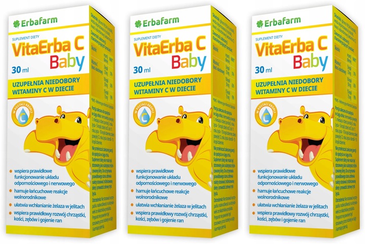 VitaErba C Baby Krople Dla Dzieci Z Witaminą C 30 ml