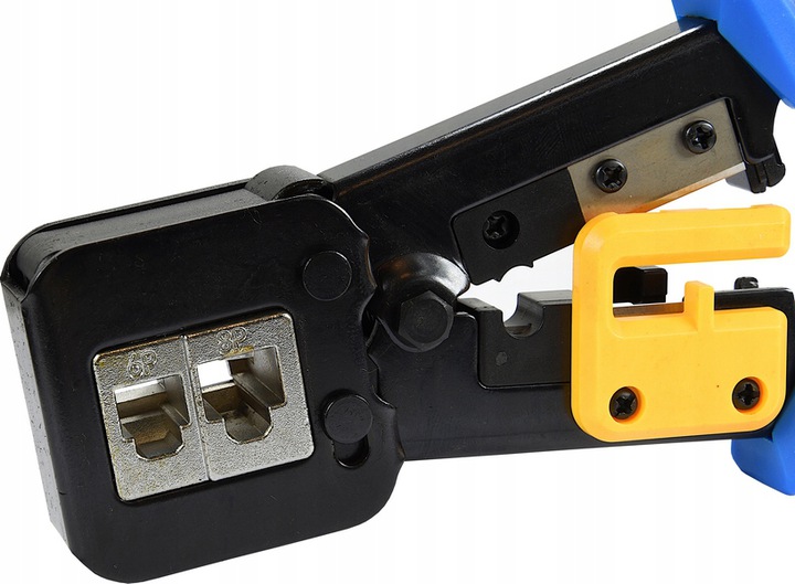 Zaciskarka 6P 8P wtyków przelotowych RJ45 PRASKA