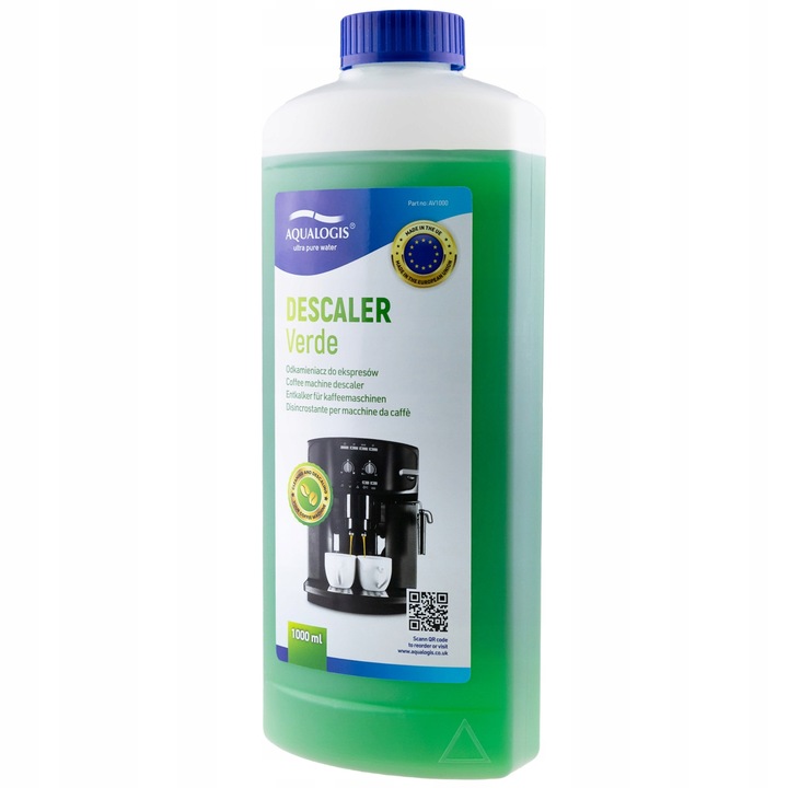 6x Filtr do ekspresu Delonghi AL-S002 + Odkamieniacz Verde 1L