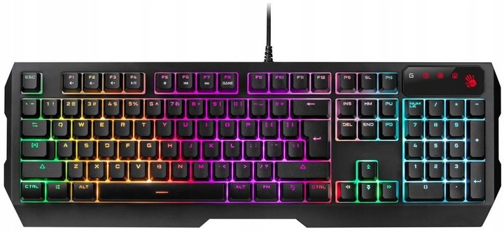 Zestaw dla graczy KLAWIATURA RGB LED + MYSZ + PODKŁADKA A4TECH BLOODY B1700