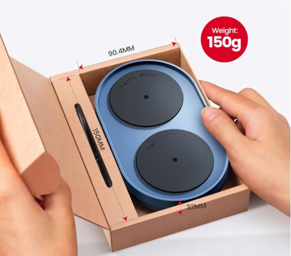 Podwójny niewykrywalny symulator myszy z regulowanymi interwałami USB