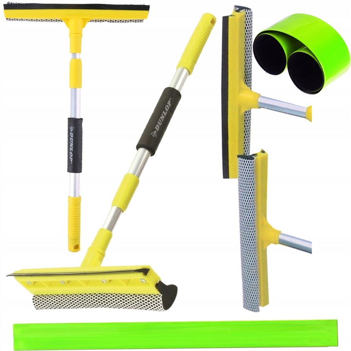 DUNLOP MYJKA ŚCIĄGACZKA DO SZYB OKIEN teleskopowa + odblask