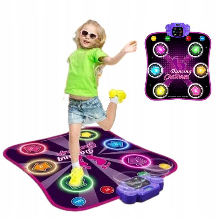 MUZYCZNA TAŃCA MATA DZIECIĘCA MATA DO TAŃCA BLUETOOTH DLA DZIECI imprezowe
