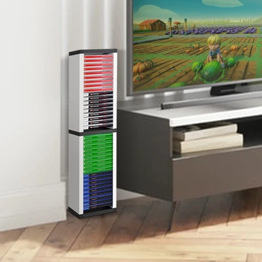 Stojak na gry Podstawka Półka na 36 gier do PS5, PS4, Xbox One, Xbox Series