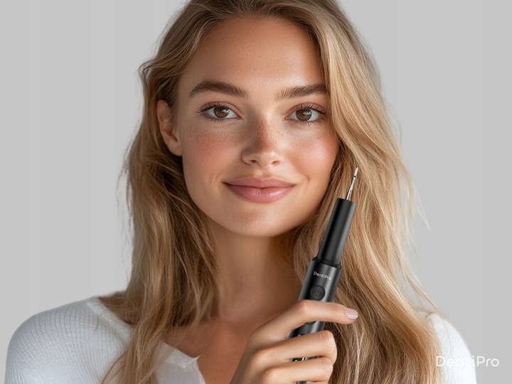 Skaler Ultradźwiękowy Do Zębów - 4 tryby do usuwania kamienia nazębnego