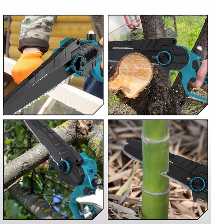 PIŁA ŁAŃCUCHOWA AKUMULATOROWA 8" BEZSZCZOTKOWA PILARKA DO GAŁĘZI