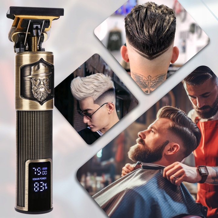 MASZYNKA TRYMER DO STRZYŻENIA WŁOSÓW GOLENIA BRODY ZAROSTU REGULACJA