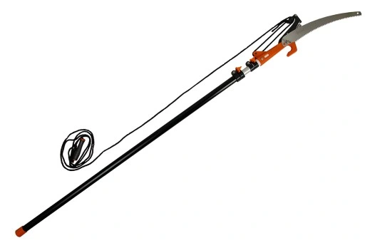 Piła teleskopowa z SEKATOREM do cięcia drzewa i gałęzi 3,75m KT-V1521-375