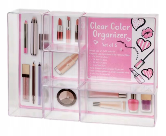 ORGANIZER NA KOSMETYKI POJEMNIK WKŁAD DO SZUFLADY MODUŁOWY