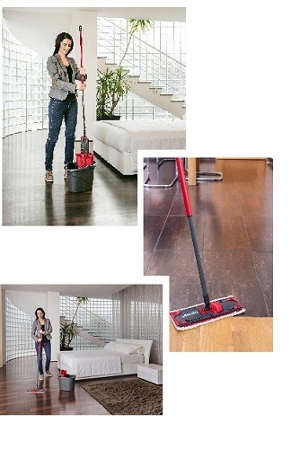 MOP PŁASKI ULTRAMAX VILEDA Z DRĄŻKIEM TELESKOPOWYM