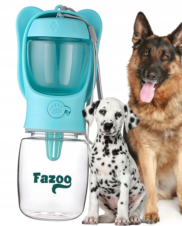Butelka na Wodę Karmę dla Psa Poidło 2w1 Bidon Turystyczny Miseczka Podróż
