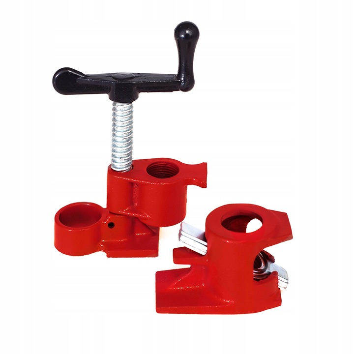 ŚCISK STOLARSKI ZACISK MOCNY RUROWY BEZKOŃCOWY 3/4" ZESTAW x 4 SZT