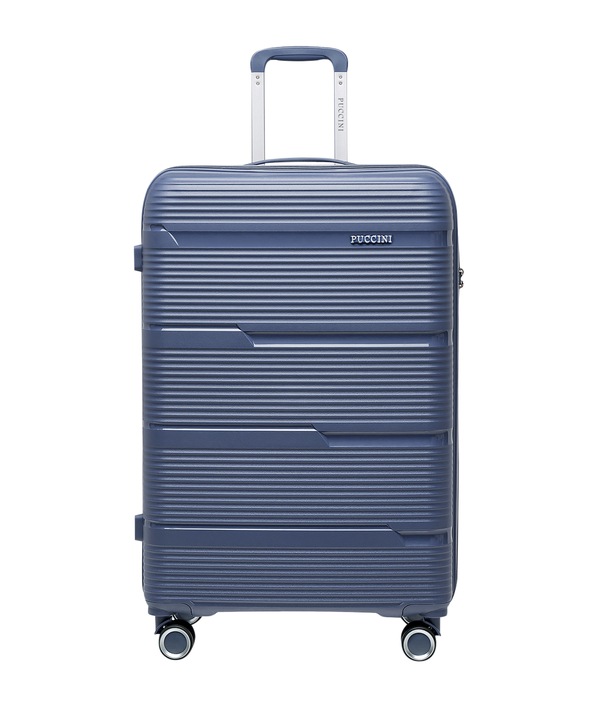 Walizka Duża Podróżna Na Kółkach Twarda XXL PUCCINI Granatowa PP023A-7A