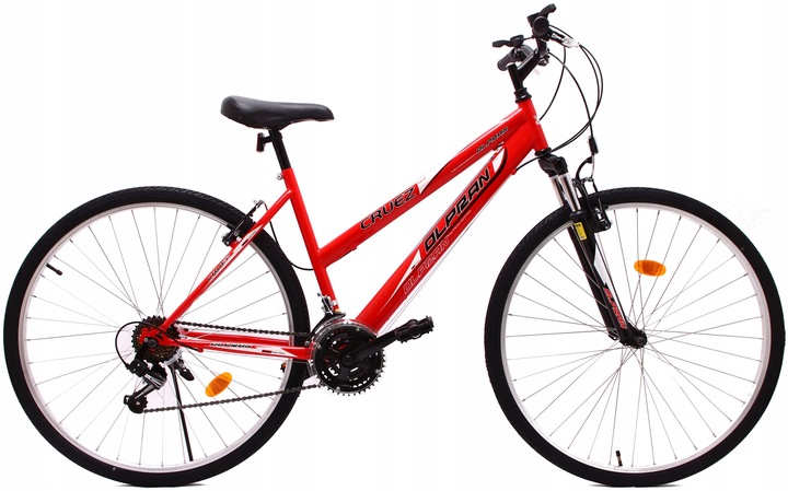 ROWER CROSSOWY MĘSKI DAMSKI MIEJSKI OLPRAN CRUEZ 28, SHIMANO