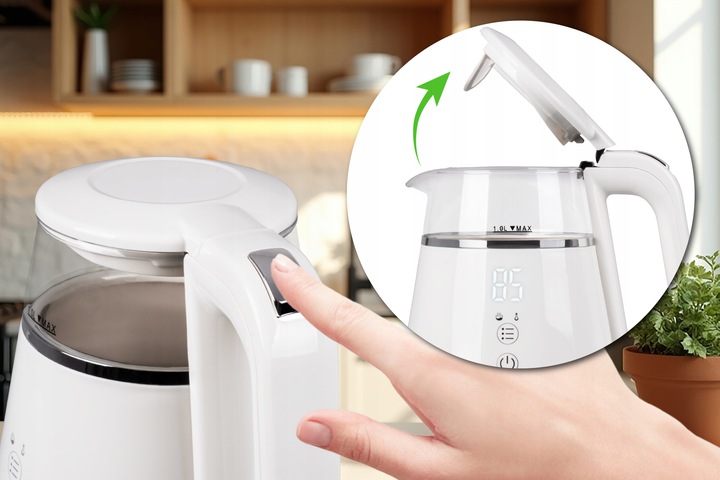 Czajnik bezprzewodowy z regulacją temperatury C505B Eldom 1100W 1L