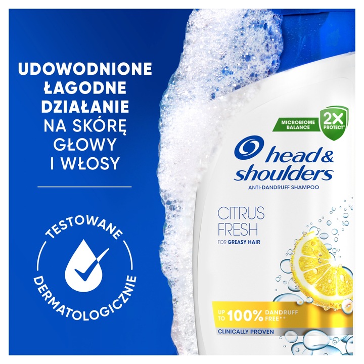 Head Shoulders Citrus Fresh Szampon Przeciwłupieżowy 500 ml do