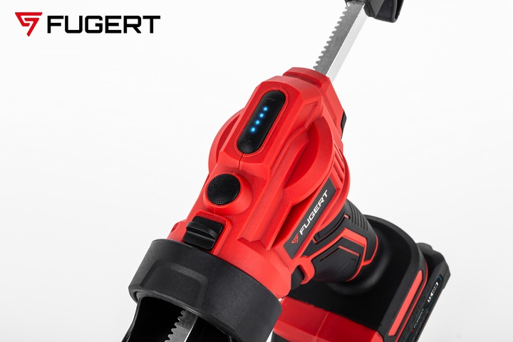 WYCISKACZ PISTOLET DO SILIKONU KLEJU AKUMULATOROWY Z REGULACJĄ