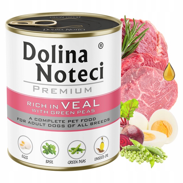 DOLINA NOTECI Premium Karma mokra dla psa MIX Smaków zestaw 10 x 800g