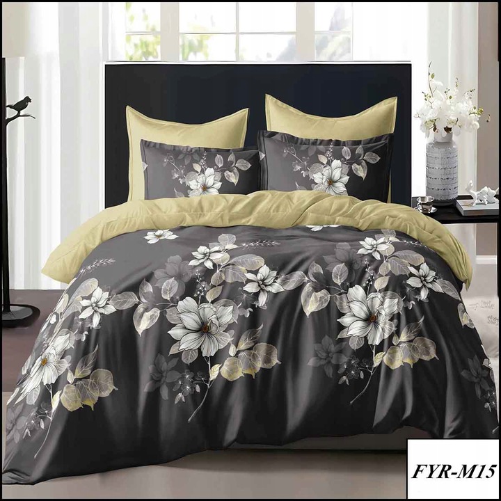 GRUBA DWUSTRONNA POŚCIEL FLANELOWA 160x200 2 POSZEWKI 70x80 FLANELA KOMPLET