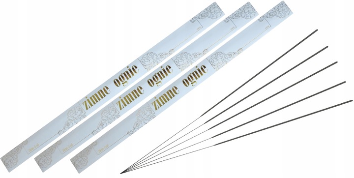 DŁUGIE ZIMNE OGNIE WESELNE 70cm 70 sztuk CS1970SW 150 sekund