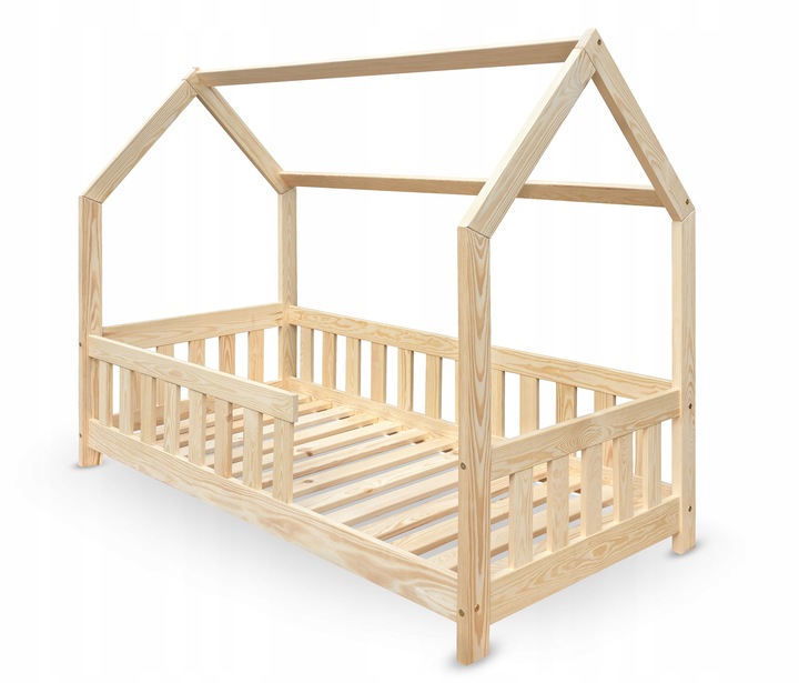 Łóżko sosnowe Domek 80x160cm