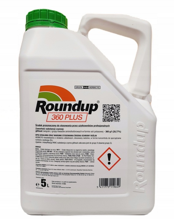 Monsanto Roundup Plus 360 SL 5l Chwasty Randap
