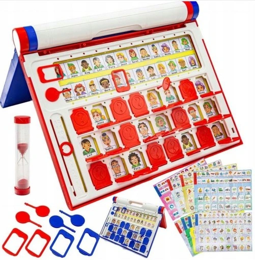 GRA RODZINNA LOGICZNA ZGADNIJ KTO TO ? 8 PLANSZ WALIZKA ZGADNIJ CO