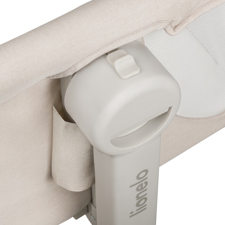LIONELO LEONIE PLUS łóżeczko dostawne dostawka 3w1 BEŻOWE