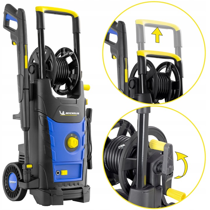 MYJKA CIŚNIENIOWA 285ewBAR Michelin 2500W + SZCZOTKI SAMOZASYSAJĄCA