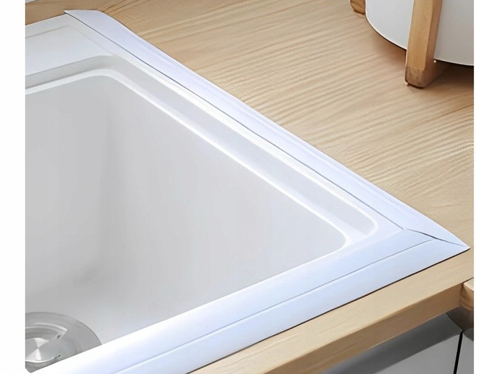 2X TAŚMA USZCZELNIAJĄCA DO WANNY BRODZIKA UMYWLKI ZLEWU 38mm X 3,2m