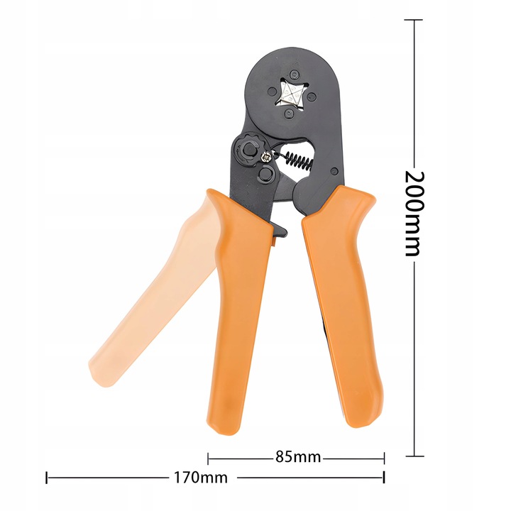 ZACISKARKA KONEKTORÓW KOŃCÓWEK 0,25-10 ŚCIĄGACZ IZOLACJI + 600 szt.