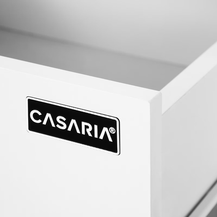 BIAŁA TOALETKA KOSMETYCZNA Z LUSTREM LED