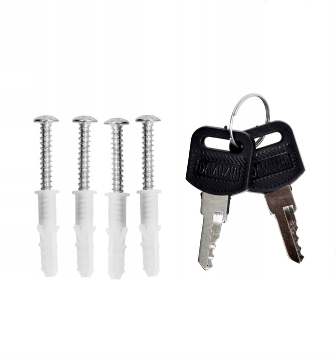 SKRZYNKA POCZTOWA NA LISTY POCZTĘ Z NUMEREM DOMU NAZWĄ ULICY NAPIS