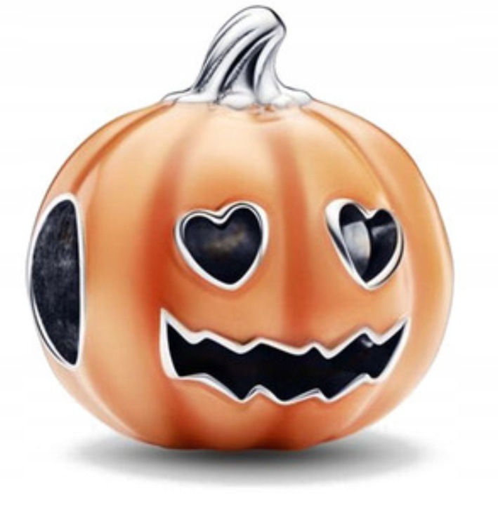 Charms zawieszka Halloween Dynia Srebro 925 GRATIS