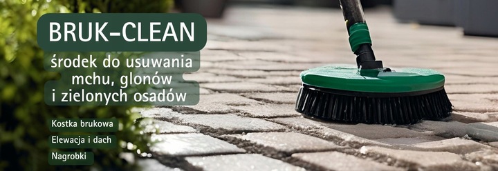 Płyn Środek do usuwania Mchu Glonów i Zielonych Osadów z Kostki Elewacji 5L