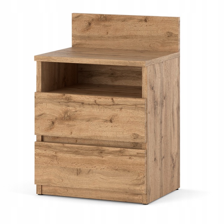 Szafka Nocna Stolik Nocny Wotan 40CM 2 Szuflady Półka Nakastlik Do