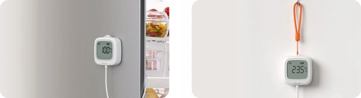 Sonoff SNZB-02LD Termometr Zigbee z sondą 1.5m IP65 wyświetlacz LCD