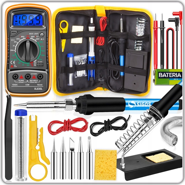 LUTOWNICA PRECYZYJNA KOLBOWA Z REGULACJĄ TEMPERATURY ZESTAW + MIERNIK