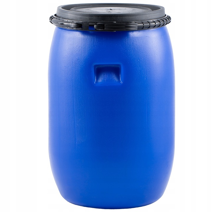 BECZKA PLASTIKOWA Z OBEJMĄ ZBIRNIK NA WODĘ 60L