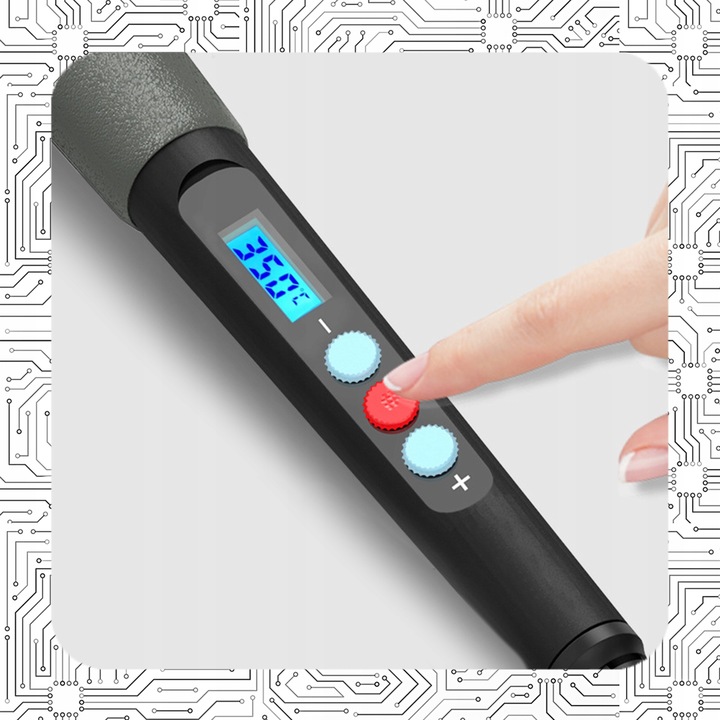 MOCNA LUTOWNICA OPOROWA KOLBOWA LCD STACJA LUTOWNICZA 60W 900M Z