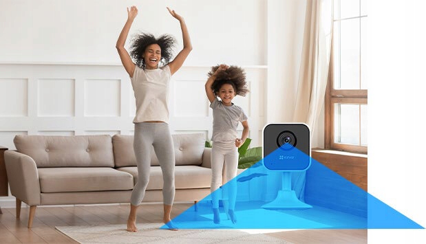 Kamera IP Wifi Bezprzewodowa EZVIZ H1c FullHD IR Detekcja Osób Audio IR10m