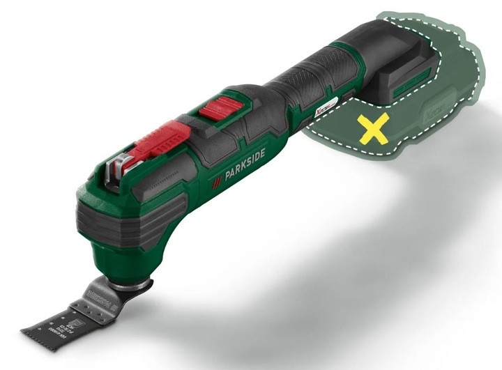 NARZĘDZIE WIELOFUNKCYJNE AKUMULATOROWE MULTITOOL PARKSIDE PAMFW 20-lI