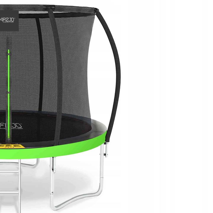 TRAMPOLINA OGRODOWA DLA DZIECI DO OGRODU Z SIATKĄ WEWNĘTRZNĄ 8FT 252CM