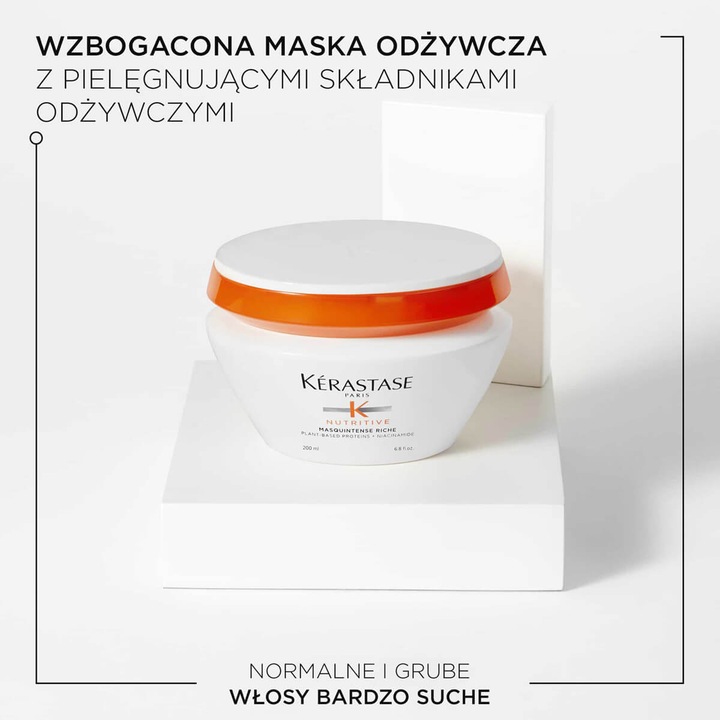 Kerastase Nutritive Masquintense Riche wzbogacona maska odżywcza 200ml