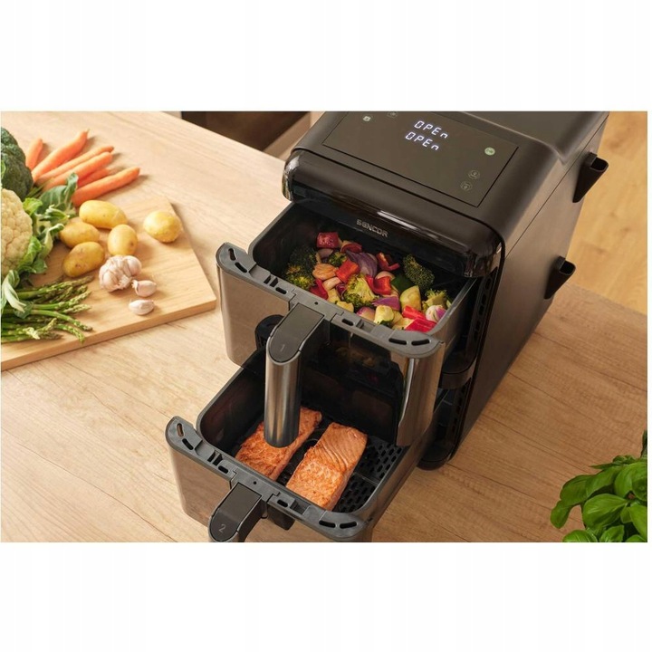 Air Fryer Frytkownica beztłuszczowa Sencor 1250BK 11,6L 3000W 10