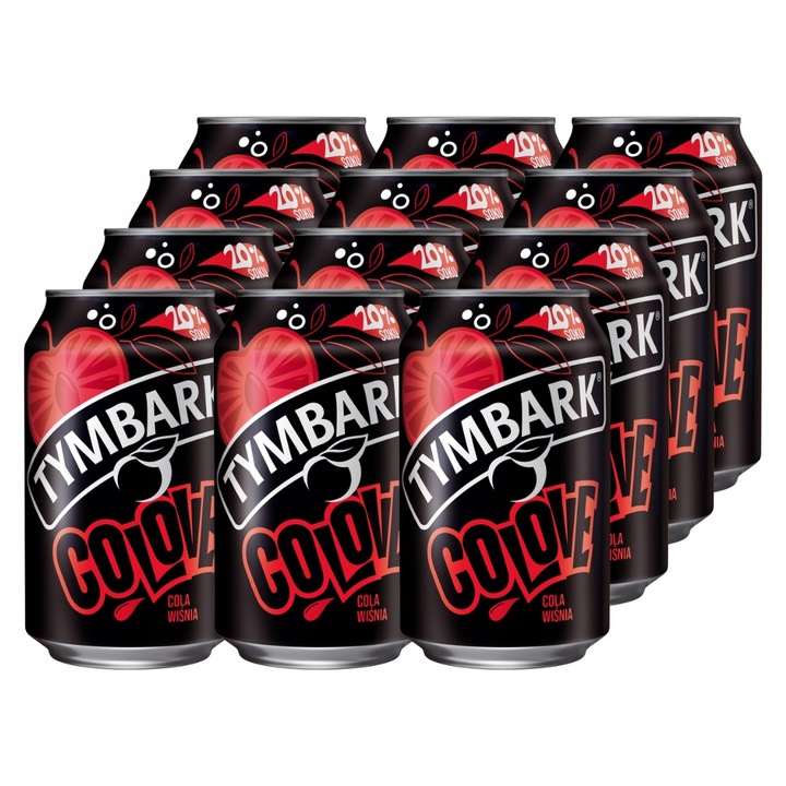 Napój gazowany Tymbark Colove Cola wiśnia puszka 12x 330ml