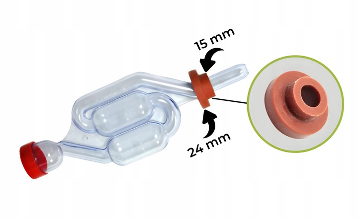 Wiadro pojemnik fermentacyjny Fine Spirit 33L + ZESTAW do fermentacji