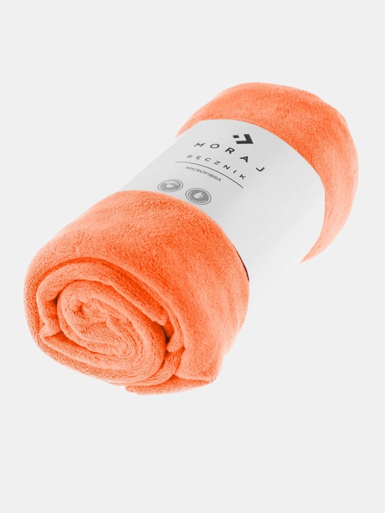 RĘCZNIK Z MIKROFIBRY 70x140 BASEN brzoskwiniowy PLAŻOWY