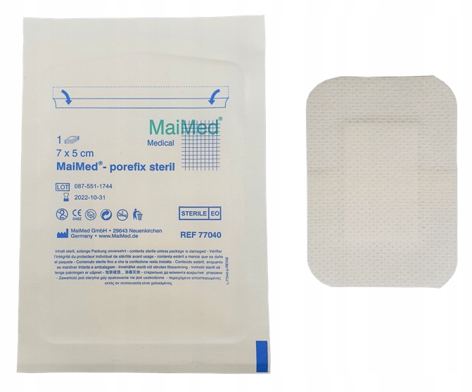 OPATRUNEK NA RANY JAŁOWY 7X5 PLASTRY 50SZT POREFIX