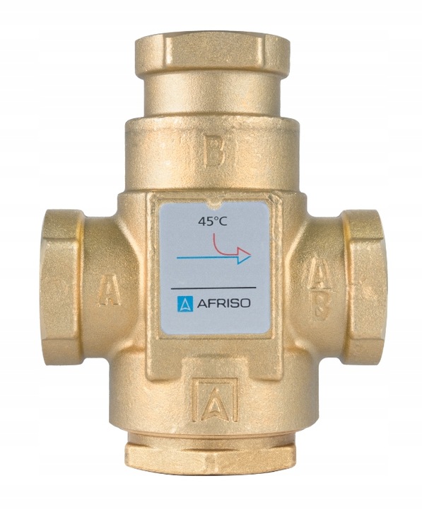 ZAWÓR TEMPERATUROWY OCHRONY POWROTU KOTŁA ATV 333 DN25 Ø 1" CAL 9 m³/h